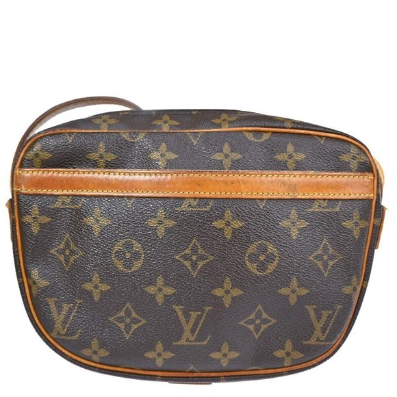 LOUIS VUITTON Jeune Fille PM Shoulder Bag Monogram Leather Brown - Picture 9 of 16